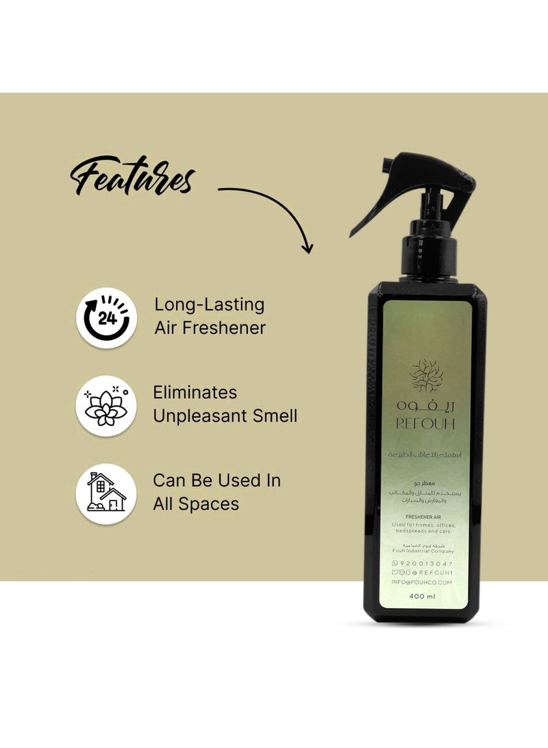 REFOUH Premium 400ml Air Freshener for Long Lasting, Pleasant Atmospheres Car Air Freshener - Image 4