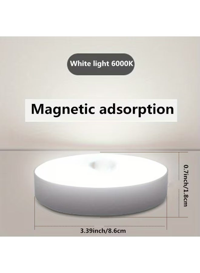 Motion Sensor LED Night Light with Remote Control & Timer Mode – USB Rechargeable Under Cabinet Light for Kitchen, Staircase, Bedroom, Closet & Wardrobe – White, Warm & Natural Light - Image 5