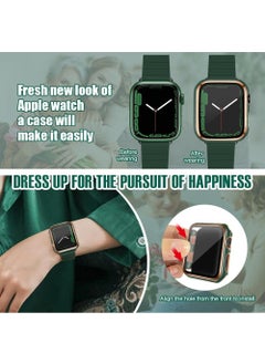 Y&D Suitable For AppleWatch4/5/6/SE 40mm universal Watch Tempered Film Integrated Protective Case  - Image 5