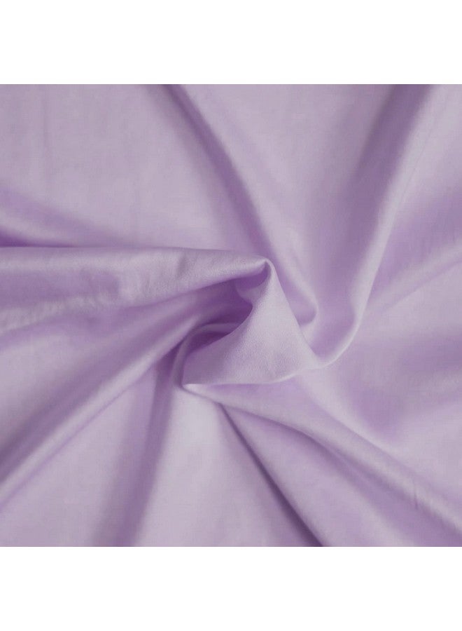 Stoa Paris Single Bedsheet with 1 Pillow Cover, 300TC Satin Premium Bedding Set, Home Decor, Wedding Gift for Couples, Housewarming, Anniversary, Date Night - Lilac - Image 5