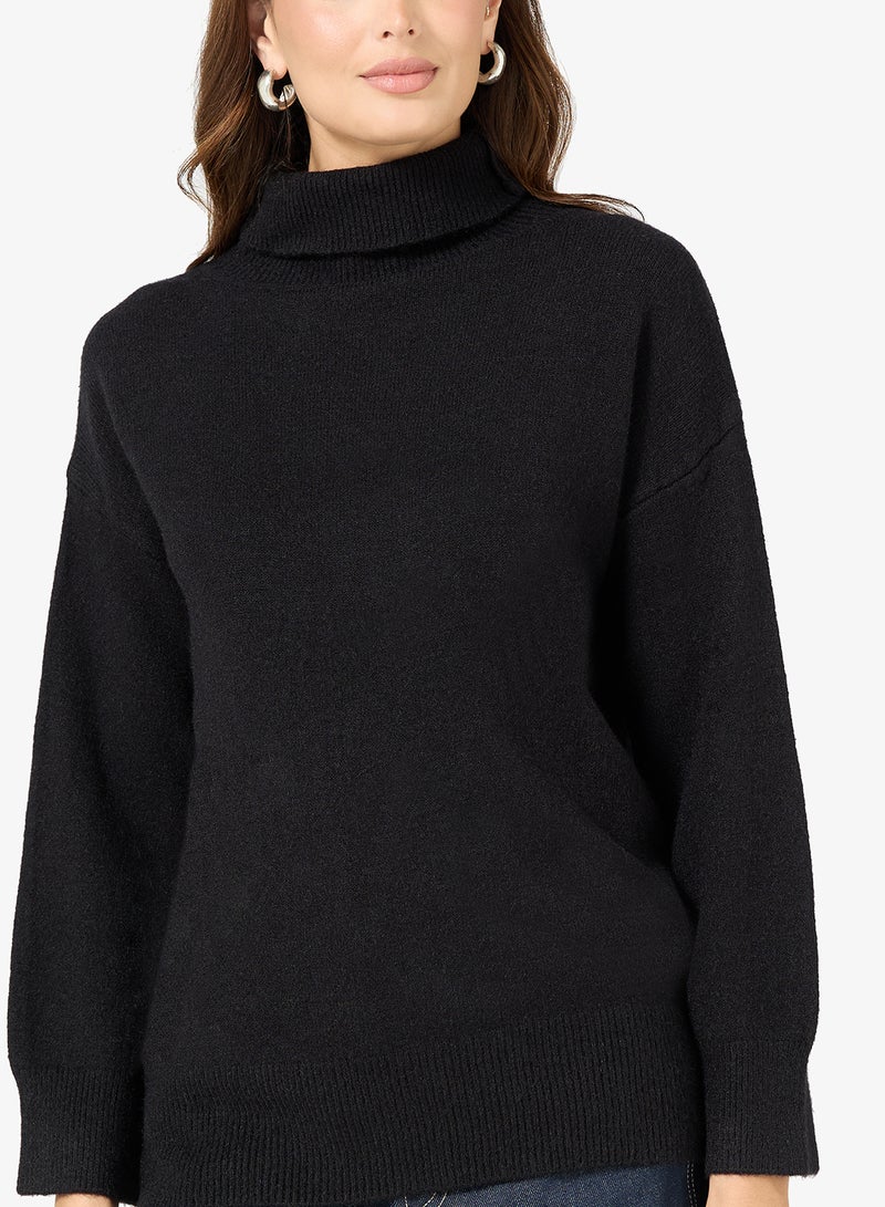 ايلا كنزة بياقة سلحفاة كلاسيكية - Image 3