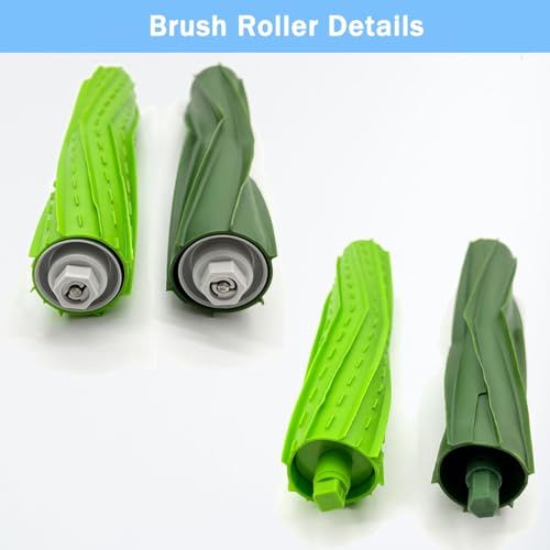 Tivcroxs Replacement Parts Accessories for iRobot Roomba Combo i5, i5+, j5, j5+ Robot Vacuum Cleaner, 1 Set of Roller Brush & 4 Filters & 4 Mop Pads & 4 Vacuum Bags & 4 Side Brushes - Image 4