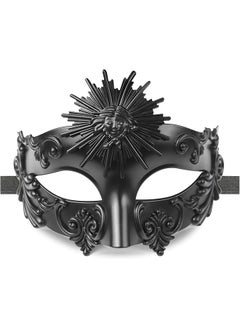 The Bros Masquerade Mask for Men - Roman Greek Mask - Venetian Half Face Mask, for Mascarade Ball Mardi Gras and Cosplay Mardi Party  - Image 1