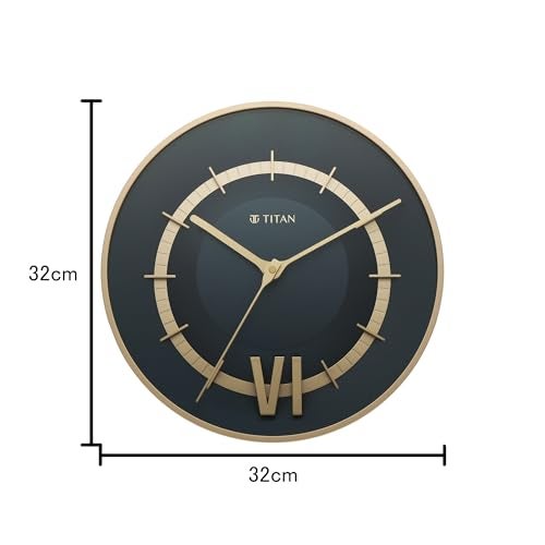 Titan Taper Series Wall Clock - Mettalic Blue - W0087PA02 - Image 4
