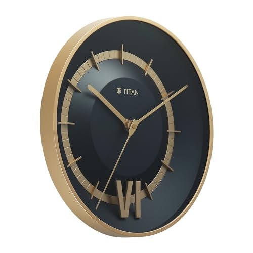 Titan Taper Series Wall Clock - Mettalic Blue - W0087PA02 - Image 2