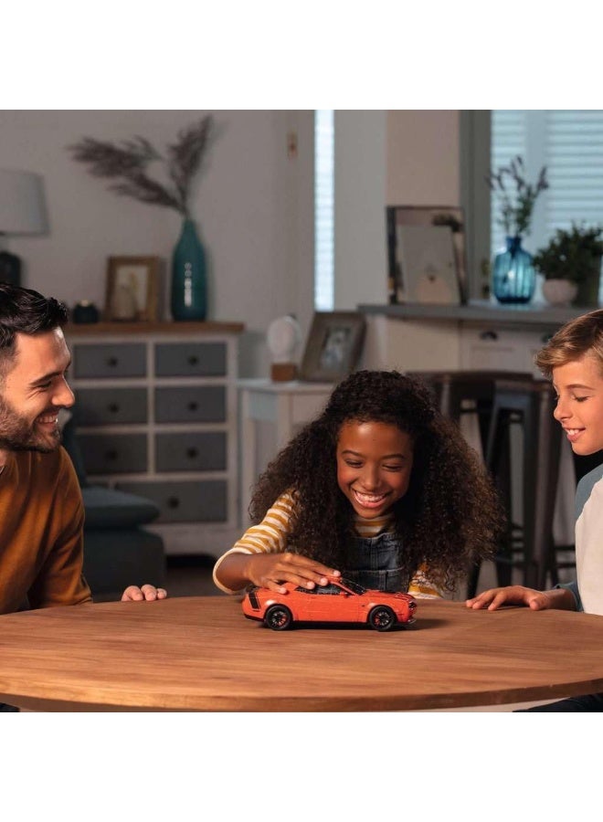 Ravensburger 3D Dodge Challenger R/T Scat Pack Widebody Puzzle – 108 Piece 1:18 Scale Model with Accessory Parts and Rotating Wheels – EasyClick Assembly, No Glue Needed – Ages 10+ | 11284-5 - Image 5