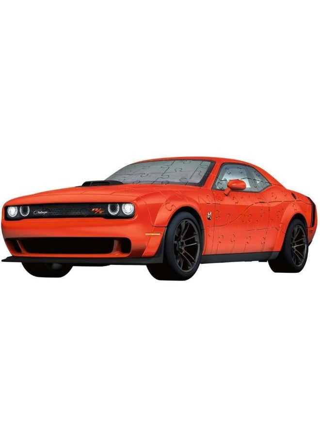 Ravensburger 3D Dodge Challenger R/T Scat Pack Widebody Puzzle – 108 Piece 1:18 Scale Model with Accessory Parts and Rotating Wheels – EasyClick Assembly, No Glue Needed – Ages 10+ | 11284-5 - Image 2
