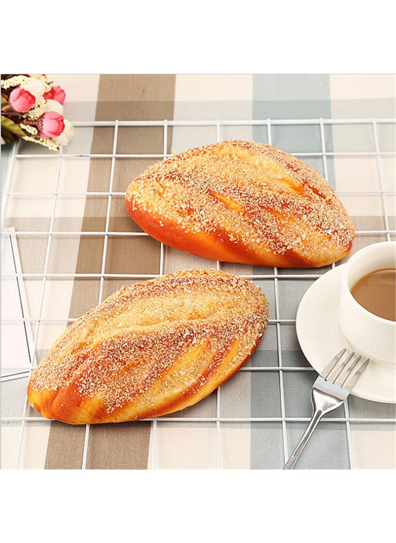 Zzooi Zzooi Artificial Simulated Oatmeal Bread Faux Clap Bread 1PCS  - Image 3