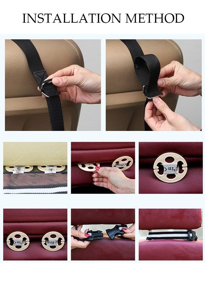 DUNISO Portable Child Car Safety Seat Safety Chair With Five-Point Belt For kids  - Image 5