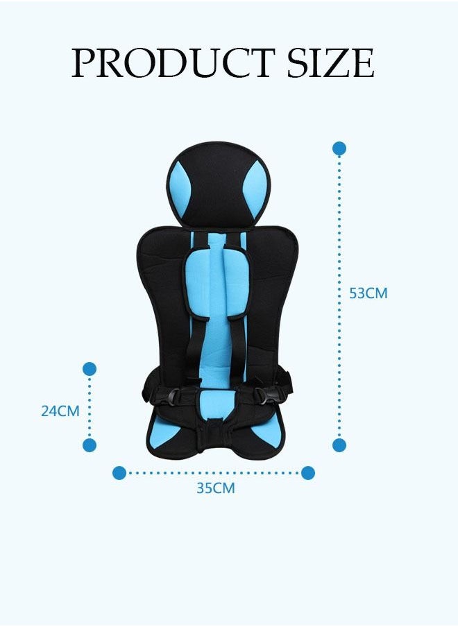 DUNISO Portable Child Car Safety Seat Safety Chair With Five-Point Belt For kids  - Image 3