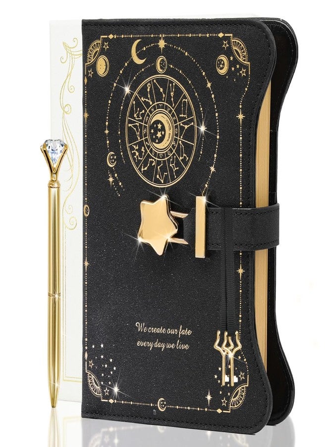 hi!SCI Diary with Lock and Keys for Girls and Women, Locking Diary for Gift Ideas with Gift Box and Pen and Bookmark, Journal for Women with 360 Kraft Pages, B6 Refillable Notebook with Lock for Writing - Image 1