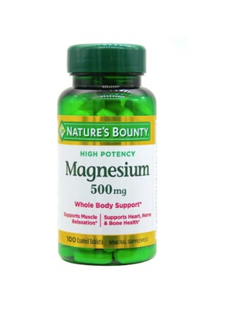 High Potency Magnesium 500mg - Whole Body Support Supplement with Muscle Relaxation, Heart, Nerve & Bone Health Benefits - 100 Coated Tablets - pzsku/Z1A39F1B6375CF3F6CC66Z/45/_/1725523010/ba1e2cb4-4882-45af-82b6-05514ec7374b