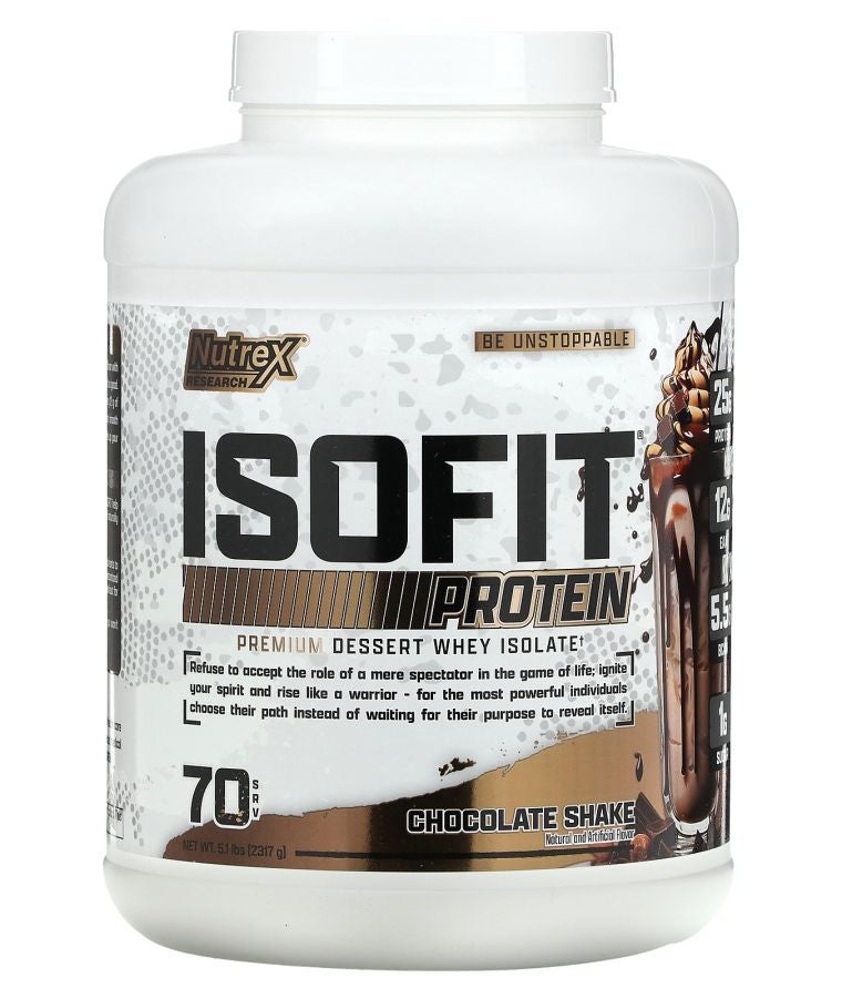 Nutrex Research IsoFit Chocolate Shake 5.1 lbs (2317 g)