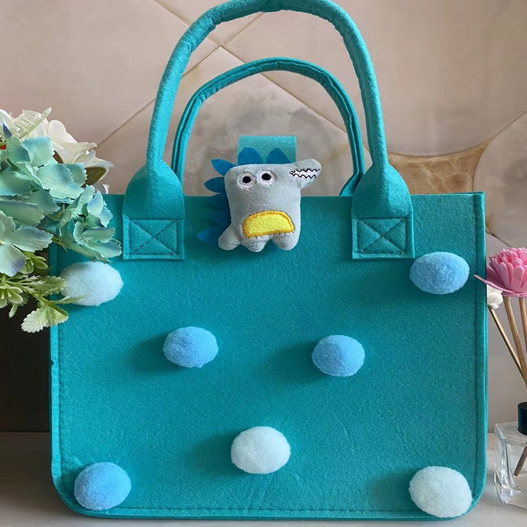 Women's Felt Cartoon Handbag - Image 1