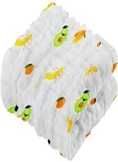 MARGOUN MARGOUN Baby Muslin Washcloths Soft Face Cloths for Newborn 30 * 30 cm, Absorbent Bath Face Towels, Baby Wipes, Burp Cloths or Face Towels (A05) 