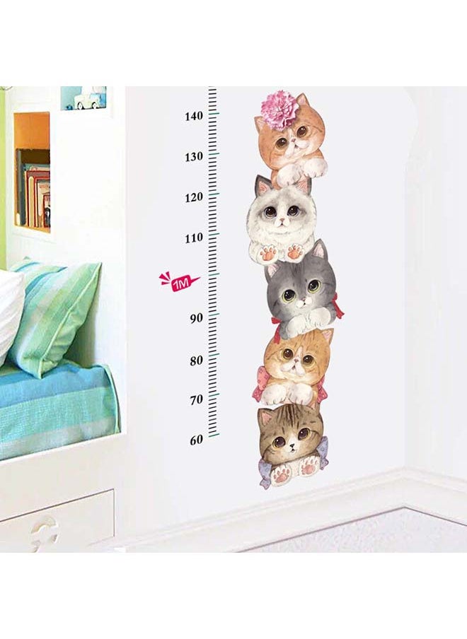 ماركة غير محددة ملصق جداري لغرفة الأطفال بتصميم قطة متعدد الألوان  - Image 1