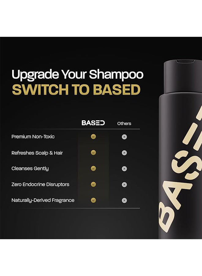 Based Rejuvenating Shampoo 250ml, Cleansing Shampoo for Men, No Sulfates, Quality Men’s Hair Care - Image 5