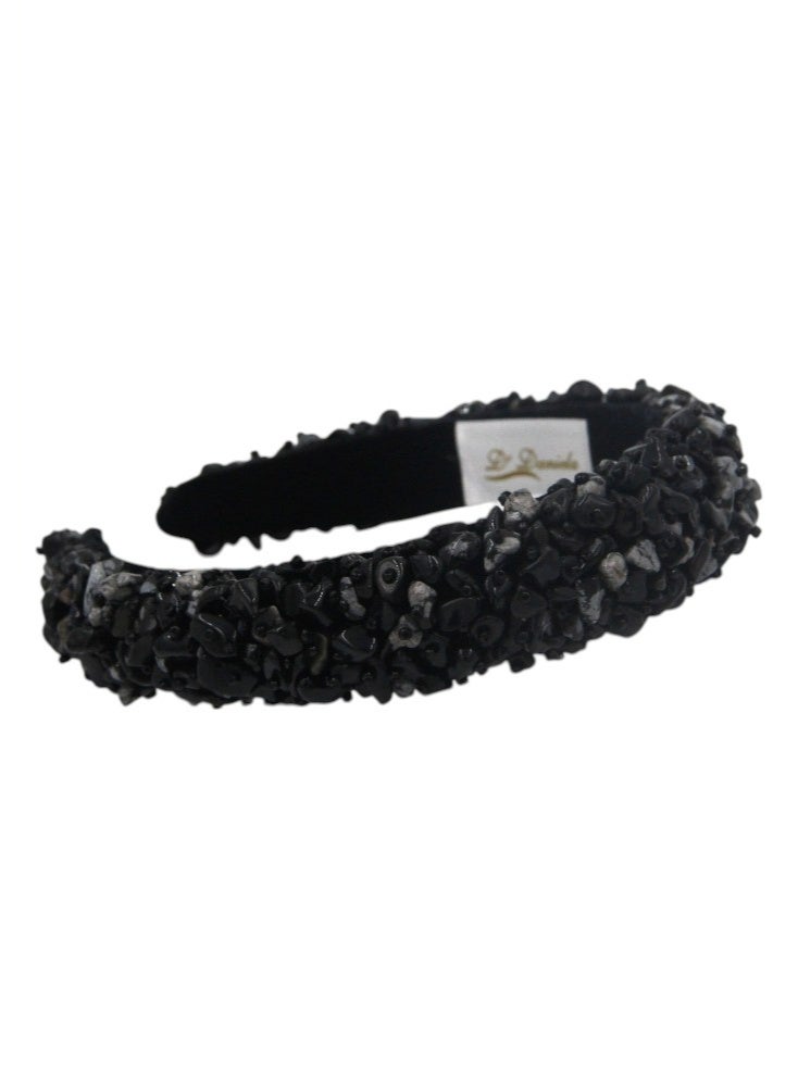 D'Daniela D' Daniela - Midnight Gem Headband - Black  - Image 1