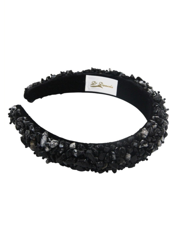 D'Daniela D' Daniela - Midnight Gem Headband - Black  - Image 4