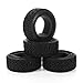 LAFEINA 110 RC Car Racing Flat Run Sponge Insert Rubber Tyres 68mm Tires for 110 RC On Road Car Tamiya HSP HPI Kyosho RC Rally Car Black - Image 3