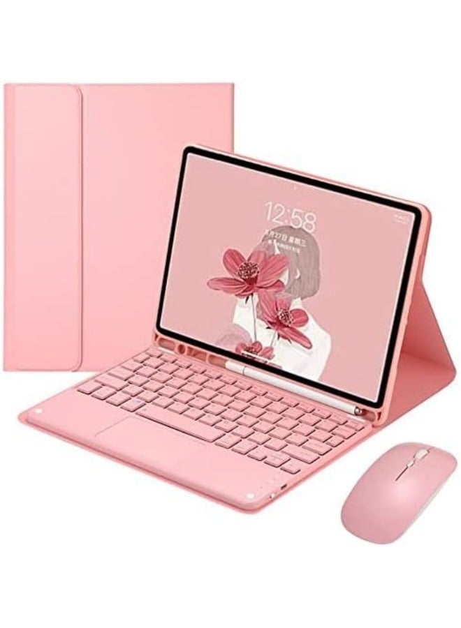 Arabic and English Keyboard Case with Mouse, Compatible iPad Pro 11 inch 2021/2020/2018, Magnetic Separate Color Touchpad Pencil Holder - Image 1
