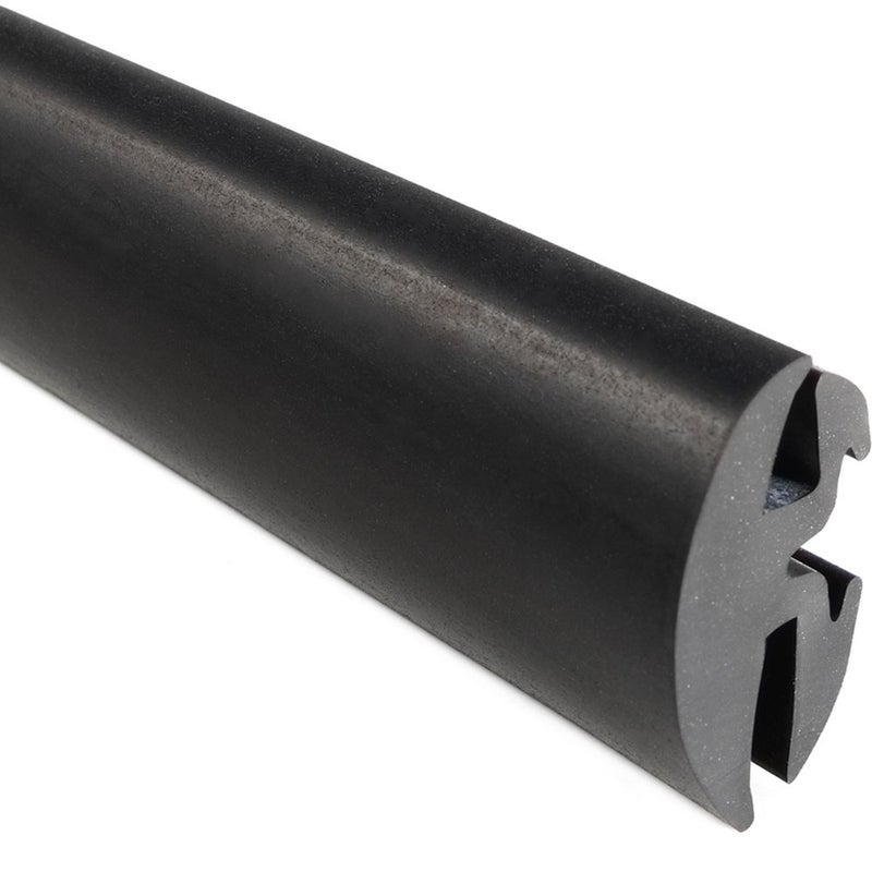 TRIMLOK LK117925 TrimLok EPDM Dense Rubber Window Locking Gasket Fits 1 4 Glass and 1 8 Panel Edge 25 Length TwoPiece Locking System Inline Weather Stripping Seal for Windows