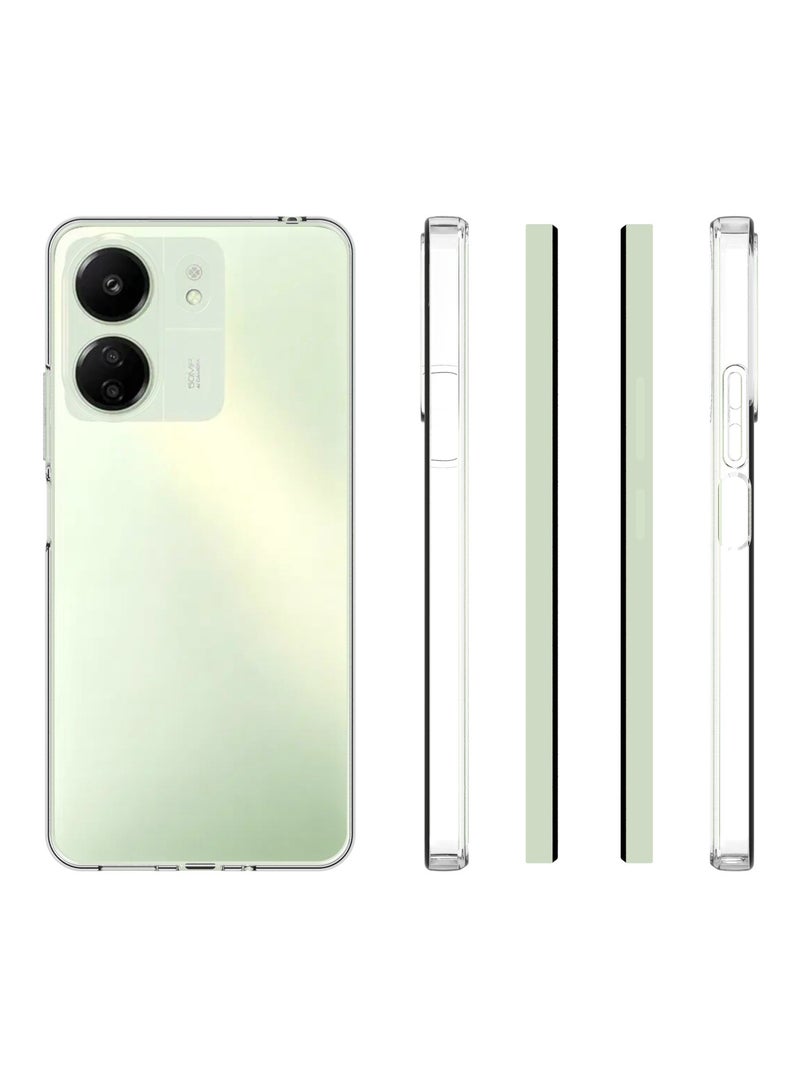 يوارب كينج غطاء هاتف حماية ضد الصدمات لهاتف Redmi 13C 4G شفاف - Image 4
