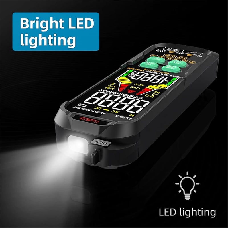 ZL128B مقياس متعدد رقمي قلم اختبار كاشف جهد التيار المتردد والتيار المستمر سعة الحرارة - Image 4