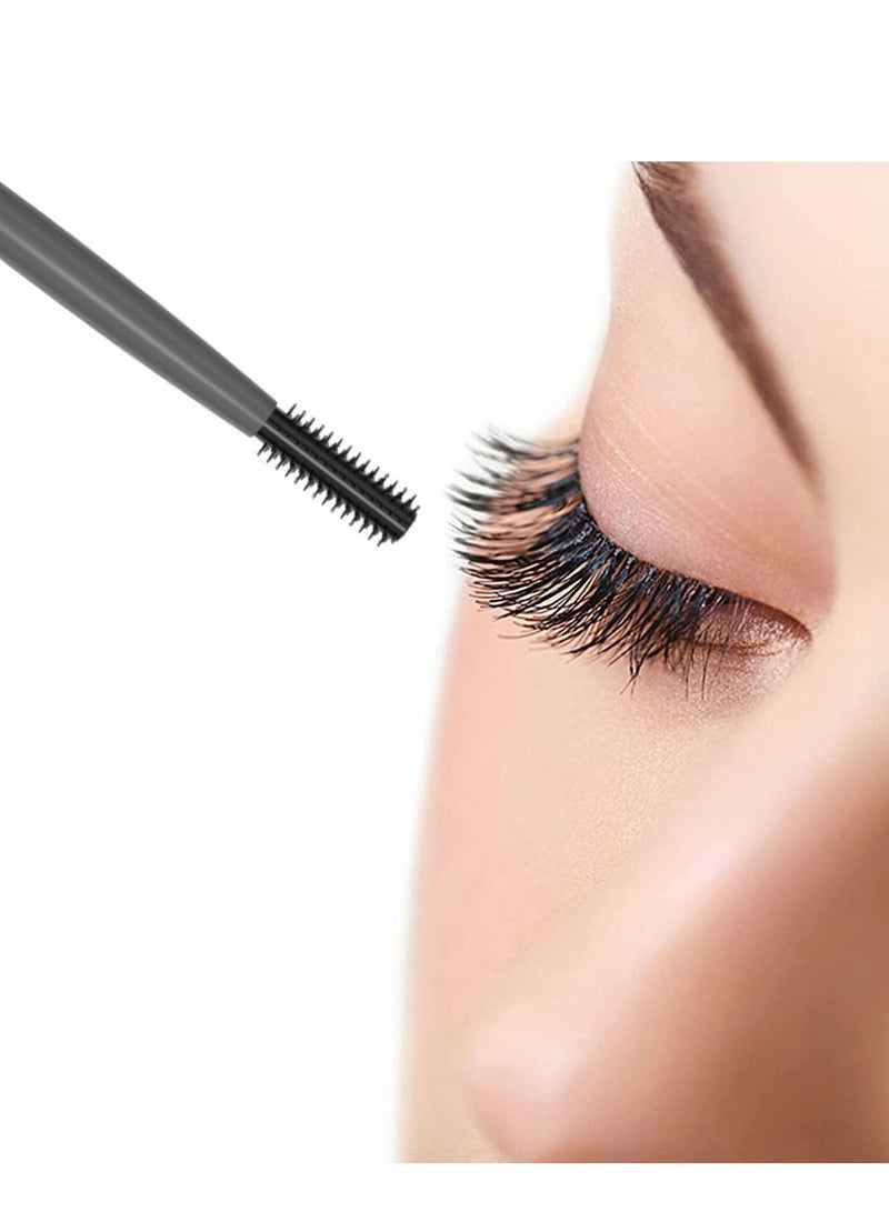 نيبمينينت فرشاة للرموش وفرشاة والحواجب قابلة لإعادة الاستخدام وفرش ماسكارا من السيليكون وعصا مناسبة وأدوات تجميل مع جراب - Image 5