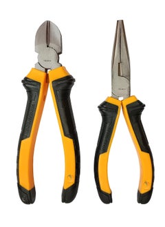 Mass Pro Mass Pro Professional 6 Inch Nose Plier With 6 Inch Diagonal Cutter Nipper Hand Tool Kit 