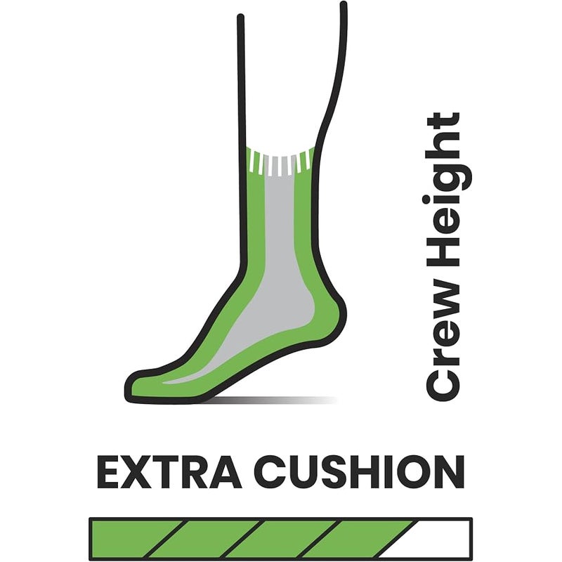 SmartWool mens Hike Classic Edition Extra Cushion Crew Socks Hiking Socks - Image 3