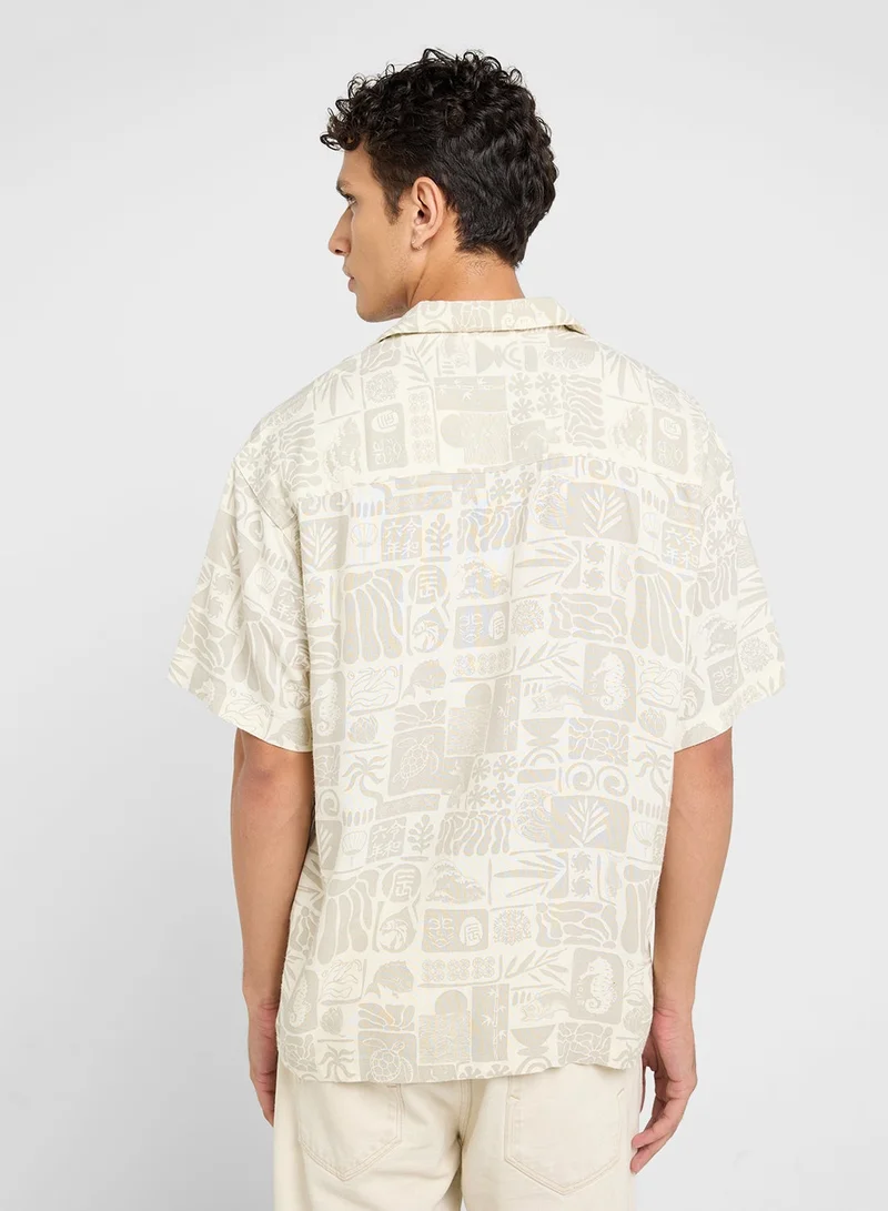 JACK & JONES Aop Print Regular Fit Shirt