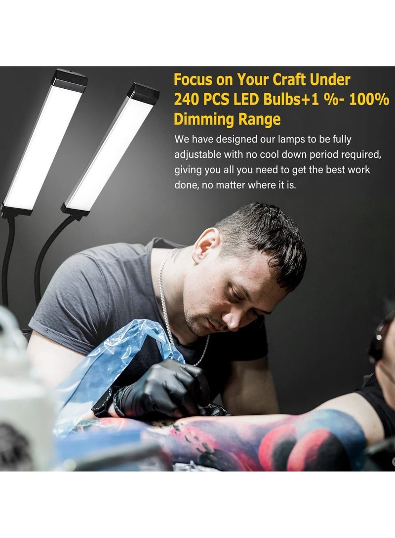 WALALLA Photography Lights Lamp, Dimmable Esthetician Light for Lash Extensions with Tripod Stand and Phone Holder, Floor Lamp, Lash Light for Makeup, Tattoo, Photography, Selfie, Video Recording - Image 3