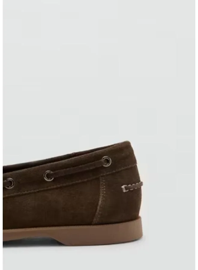 مانجو مان Leather Nautical Shoes