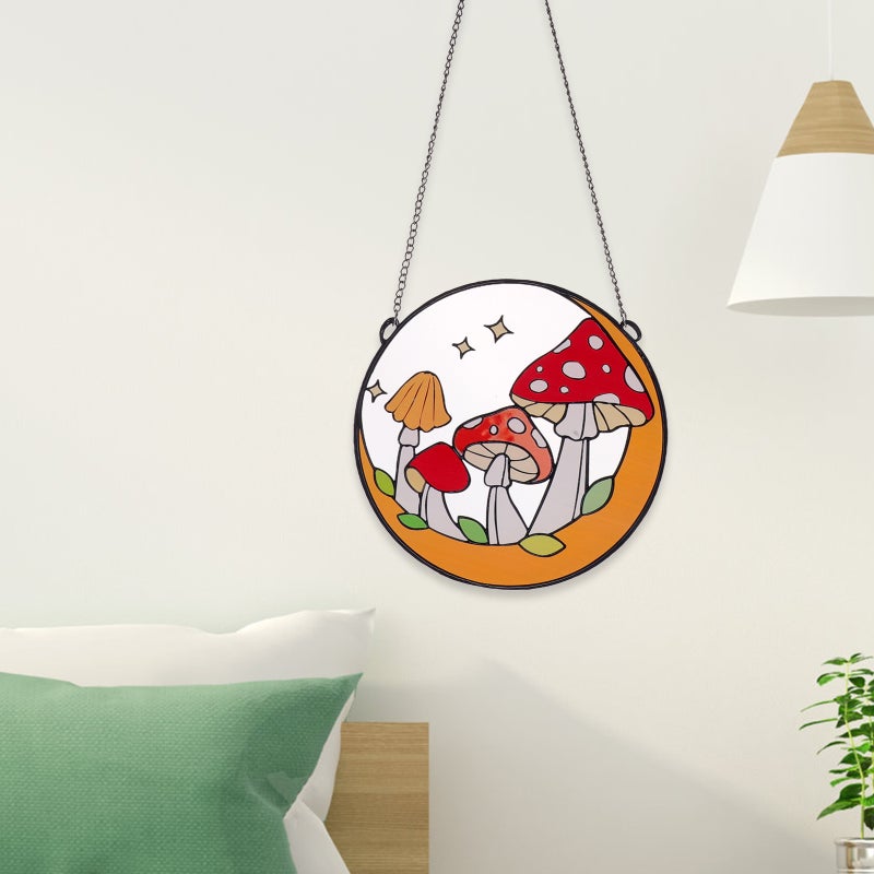 🌱 زينة حائط معلقة داخلية بأسلوب كرتوني ملونة 6 2 0 1 بوصة - Image 3