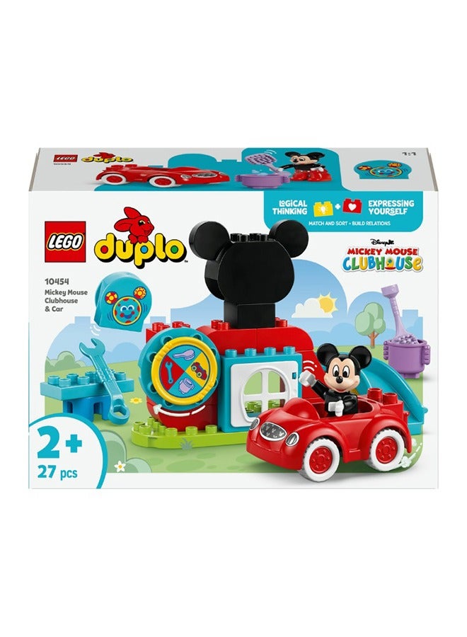 LEGO Duplo Disney Tm Mickey Mouse Clubhouse & Car 10454 (27) Pieces  - Image 2