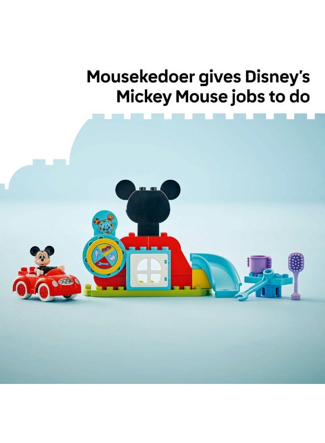 Duplo Disney Tm Mickey Mouse Clubhouse & Car 10454 (27) Pieces