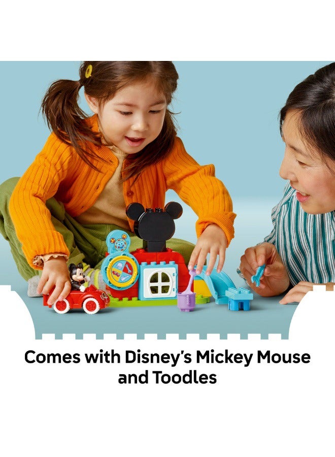 Duplo Disney Tm Mickey Mouse Clubhouse & Car 10454 (27) Pieces