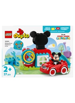 LEGO DUPLO  Disney Mickey Mouse Clubhouse & Car Set - Colour Sorting Toy with a Character Figure - Gifts for 2+ Year Old Toddlers, Girls & Boys - Great for Montessori 10454 (27 pieces)  - Image 4