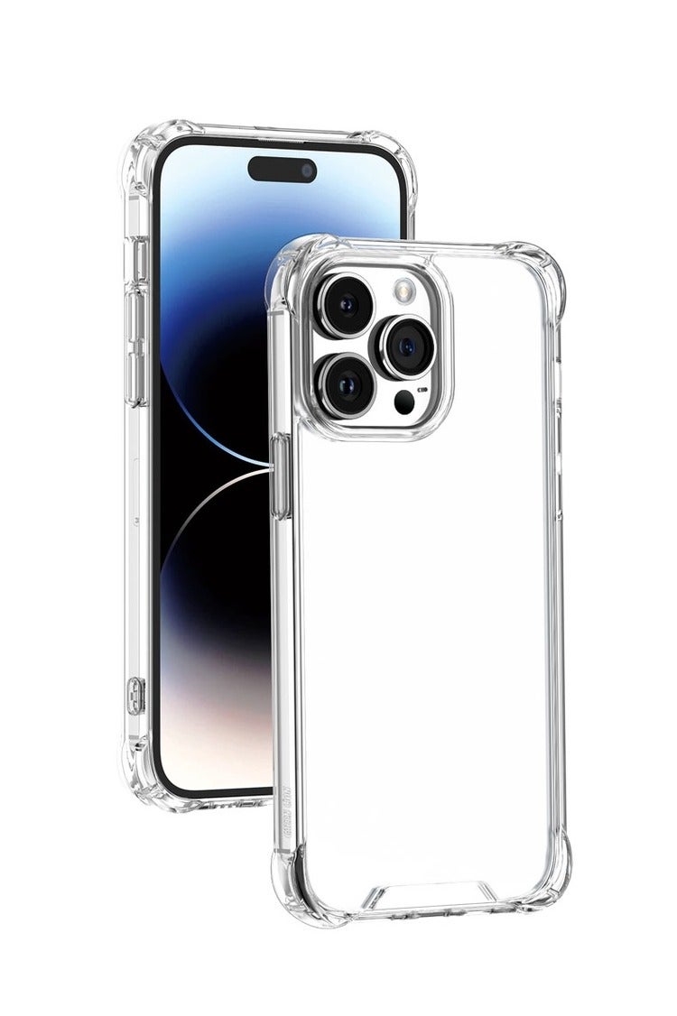 Case Club 3-Pack iPhone 15 Pro Max Case | Shockproof Slim Fit Covers | Luxury Soft Silicone, Transparent & MagSafe Compatible - Image 4