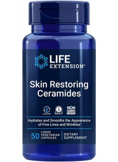 Skin Restoring Ceramides, 50 Veg Capsules - Vegan Phytoceramide Supplement