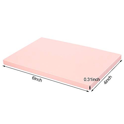 SGHUO 12pcs 4"x6" Pink Rubber Carving Blocks Linoleum Block Stamp Making Kit - Image 2