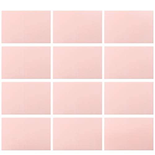SGHUO 12pcs 4"x6" Pink Rubber Carving Blocks Linoleum Block Stamp Making Kit - Image 5