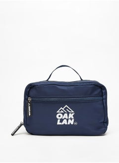 Oaklan by Shoexpress Logo Print Backpack with Lunch Bag and Pencil Pouch - 42x30x16 cm  - Image 3