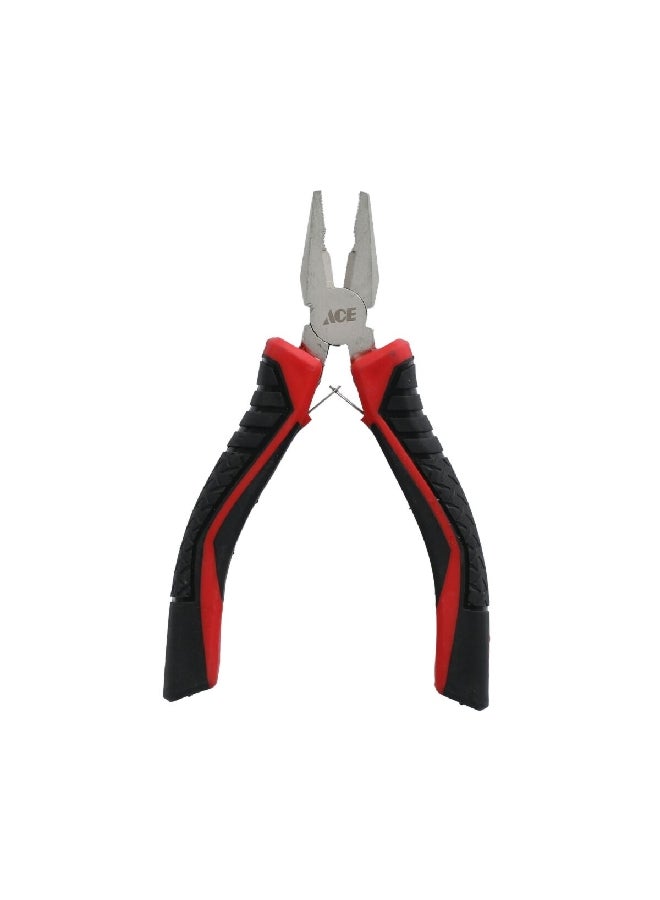 ACE Precision Linesman Plier Black and Red 4.5 Inch XM18010368 - Image 1