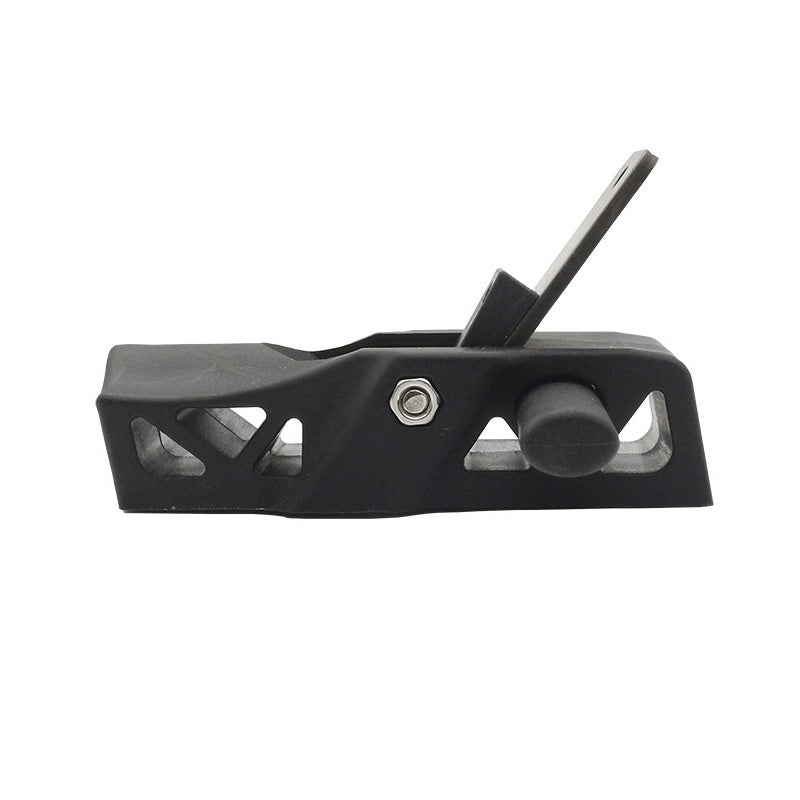 Mini Wood Planer DIY Woodworking Hand Tool Trimming Shaping Smoothing Steel Resin Black with Handle - Image 5