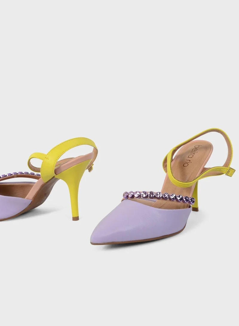 بيرا ريو Cooney Pointed Toe Ankle Strap Pumps