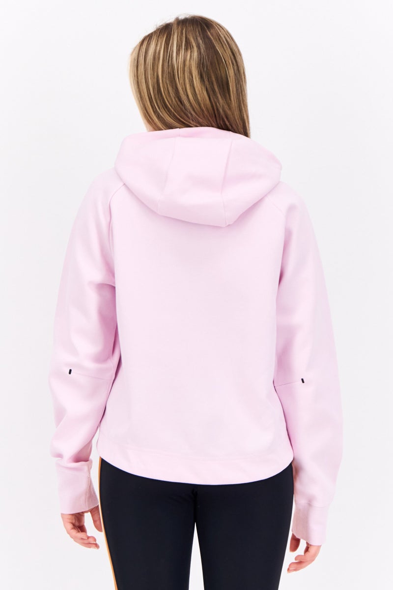 Nike Women Sportswear Fit Long Sleeve Outdoor Sweatshirt, Pink  - Image 3