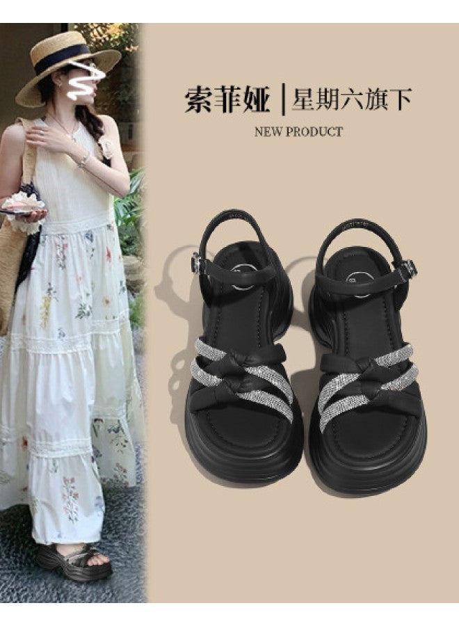 SAFIYA Second Increase 6.3 Saturday Brand 2025 New Platform Sport Sandals Versatile Outdoor Summer Sandals Women's Shoes - Image 1