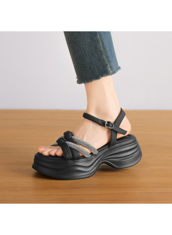 SAFIYA Second Increase 6.3 Saturday Brand 2025 New Platform Sport Sandals Versatile Outdoor Summer Sandals Women's Shoes - Image 4